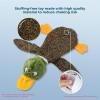 imageBest Pet Supplies Tough Dog Toys for Aggressive Chewers  Squeaky Dog Toys NonToxic Spiky Ball for Dental Health Interactive Toy Orange L35quotBrownWild Duck