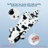 imageBest Pet Supplies Tough Dog Toys for Aggressive Chewers  Squeaky Dog Toys NonToxic Spiky Ball for Dental Health Interactive Toy Orange L35quotCow