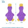 imageBest Pet Supplies Tough Dog Toys for Aggressive Chewers  Squeaky Dog Toys NonToxic Spiky Ball for Dental Health Interactive Toy Pack of 2 Blue Orange M25quotaCrinkle Duck Light Purple