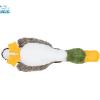 imageBest Pet Supplies Tough Dog Toys for Aggressive Chewers  Squeaky Dog Toys NonToxic Spiky Ball for Dental Health Interactive Toy Pack of 2 Blue Orange M25quotMallard Duck Brown