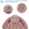 imageBest Pet Supplies Tough Dog Toys for Aggressive Chewers  Squeaky Dog Toys NonToxic Spiky Ball for Dental Health Interactive Toy Pack of 2 Blue Orange M25quotBunny Mauve