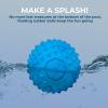 imageBest Pet Supplies Tough Dog Toys for Aggressive Chewers  Squeaky Dog Toys NonToxic Spiky Ball for Dental Health Interactive Toy Pack of 2 Blue Orange M25quotFuchsia  Green  Blue  Orange