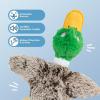 imageBest Pet Supplies Tough Dog Toys for Aggressive Chewers  Squeaky Dog Toys NonToxic Spiky Ball for Dental Health Interactive Toy Pack of 2 Blue Orange M25quotMallard Duck Gray