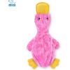 imageBest Pet Supplies Tough Dog Toys for Aggressive Chewers  Squeaky Dog Toys NonToxic Spiky Ball for Dental Health Interactive Toy Pack of 2 Blue Orange M25quotaCrinkle Duck Light Pink