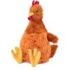 imageBest Pet Supplies Tough Dog Toys for Aggressive Chewers  Squeaky Dog Toys NonToxic Spiky Ball for Dental Health Interactive Toy Pack of 2 Blue Orange M25quotCrinkle Chicken Brown  Beige  Wine Red
