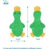 imageBest Pet Supplies Tough Dog Toys for Aggressive Chewers  Squeaky Dog Toys NonToxic Spiky Ball for Dental Health Interactive Toy Pack of 2 Blue Orange M25quotaCrinkle Duck Light Green
