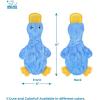 imageBest Pet Supplies Tough Dog Toys for Aggressive Chewers  Squeaky Dog Toys NonToxic Spiky Ball for Dental Health Interactive Toy Pack of 2 Blue Orange M25quotaCrinkle Duck Yellow  Blue  Pink