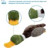 imageBest Pet Supplies Tough Dog Toys for Aggressive Chewers  Squeaky Dog Toys NonToxic Spiky Ball for Dental Health Interactive Toy Pack of 2 Blue Orange M25quotDuck Mystery Box