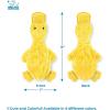 imageBest Pet Supplies Tough Dog Toys for Aggressive Chewers  Squeaky Dog Toys NonToxic Spiky Ball for Dental Health Interactive Toy Pack of 2 Blue Orange M25quot1 Yellow