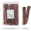 imageGigaBite 6 Inch Beef Gullet Jerky Strips 25 Pack  All Natural Free Range Beef Esophagus Taffy Dog Treat by Best Pet SuppliesEsophagus Strips