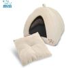 imagePet TentSoft Bed for Dog and Cat by Best Pet Supplies  Beige Corduroy 19quot x 19quot x H19quotCorduroy Beige