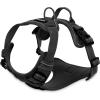 imageVoyager No Pull Dog Harness for Large Dogs Dual Leash Attachments Adjustable Soft but Strong Pet Harness with 3M Reflective Technology Lime Green Nylon M Chest 2025quotHarness Black Nylon
