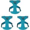 imageVoyager No Pull Dog Harness for Large Dogs Dual Leash Attachments Adjustable Soft but Strong Pet Harness with 3M Reflective Technology Lime Green Nylon M Chest 2025quotHarness Turquoise Nylon