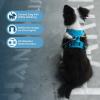 imageVoyager No Pull Dog Harness for Large Dogs Dual Leash Attachments Adjustable Soft but Strong Pet Harness with 3M Reflective Technology Lime Green Nylon M Chest 2025quotHarness Turquoise Nylon