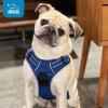 imageVoyager No Pull Dog Harness for Large Dogs Dual Leash Attachments Adjustable Soft but Strong Pet Harness with 3M Reflective Technology Lime Green Nylon M Chest 2025quotHarness Royal Blue Lattice Nylon