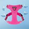 imageVoyager No Pull Dog Harness for Large Dogs Dual Leash Attachments Adjustable Soft but Strong Pet Harness with 3M Reflective Technology Lime Green Nylon M Chest 2025quotFuchsia Nylon