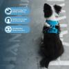 imageVoyager No Pull Dog Harness for Large Dogs Dual Leash Attachments Adjustable Soft but Strong Pet Harness with 3M Reflective Technology Lime Green Nylon M Chest 2025quotHarness Turquoise Nylon
