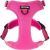 imageVoyager No Pull Dog Harness for Large Dogs Dual Leash Attachments Adjustable Soft but Strong Pet Harness with 3M Reflective Technology Lime Green Nylon M Chest 2025quotFuchsia Nylon