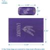 imageVoyager Reflective Dog Leash with Neoprene Handle 5 FT and Reusable Plastic Dispenser Poop Bag Holder Set for Walking and Outdoor Use Soft and Durable with ClipOn  Purple Purple DispenserLeash Dispenser Set Purple