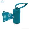 imageVoyager Reflective Dog Leash with Neoprene Handle 5 FT and Reusable Plastic Dispenser Poop Bag Holder Set for Walking and Outdoor Use Soft and Durable with ClipOn  Purple Purple DispenserLeash Dispenser Set Turquoise