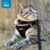 imageVoyager StepIn Air Dog Harness  All Weather Mesh Reflective No Pull Harness for Small Medium Dogs Cats  Secure with Hook ampamp Loop Fastener Buckle Double DRings  RedBlack Trim LHarness BlackPink Trim