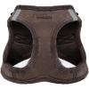 imageVoyager StepIn Plush Dog Harness  Soft Plush Step In Vest Harness for Small and Medium Dogs by Best Pet Supplies  Harness Beige Plush M Chest 16  18quotHarness Chocolate Suede