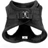 imageVoyager StepIn Plush Dog Harness  Soft Plush Step In Vest Harness for Small and Medium Dogs by Best Pet Supplies  Harness Beige Plush M Chest 16  18quotHarness Black Corduroy