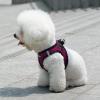 imageVoyager StepIn Plush Dog Harness  Soft Plush Step In Vest Harness for Small and Medium Dogs by Best Pet Supplies  Harness Beige Plush M Chest 16  18quotHarness Red Rose Plush