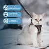 imageVoyager Stepin Air Cat Leash Harness Set  All Weather Mesh Step in Vest Harness for Small and Large Cats by Best Pet Supplies  Pink XXS Chest 12135quotArmy Base