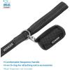 imageVoyager Stepin Plush Dog Harness  Soft Plush Step in Vest Harness and Reflective Dog 5 ft Leash Combo with Neoprene Handle for Small and Medium Dogs by Best Pet Supplies Set Black Plush SHarness Leash Set Black Plush
