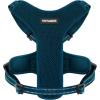 imageAir Frontier Mesh Dog Harness with and Reflective Dog Leash Set Reflective Stitching and Lightweight Breathable NoPull Design Adjustable Neck and Chest Straps for Small to Large Breeds  BUW MHarness Blue Mesh