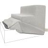 imageBest Pet Supplies Foam Pet Steps Cover for Small Dogs and Cats Portable Ramp Stairs for Couch Sofa and High Bed Climbing Cover Only  Sand 5Step H 225quot Cover OnlySand