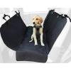imageBest Pet Supplies Water Resistant Pet Cargo Cover with Bumper Flap ampampProtective Pouch  Nonslip Dog Trunk Liner for SUV Trucks Minivans Black 55  82 CS110Back Seat Black