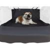 imageBest Pet Supplies Water Resistant Pet Cargo Cover with Bumper Flap ampampProtective Pouch  Nonslip Dog Trunk Liner for SUV Trucks Minivans Black 55  82 CS110Trunk Black