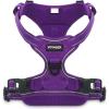 imageVoyager No Pull Dog Harness for Large Dogs Dual Leash Attachments Adjustable Soft but Strong Pet Harness with 3M Reflective Technology Lime Green Nylon M Chest 2025quotHarness Purple Lattice Nylon