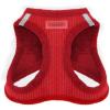imageVoyager StepIn Plush Dog Harness  Soft Plush Step In Vest Harness for Small and Medium Dogs by Best Pet Supplies  Harness Beige Plush M Chest 16  18quotHarness Red Corduroy
