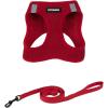 imageVoyager Stepin Air Cat Leash Harness Set  All Weather Mesh Step in Vest Harness for Small and Large Cats by Best Pet Supplies  Pink XXS Chest 12135quotRed