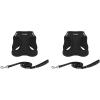 Harness Leash Set (Black Plush)