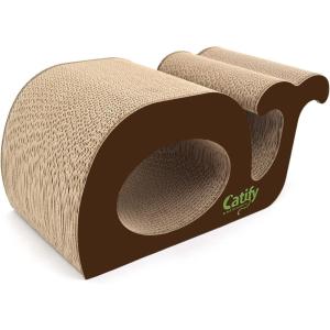 imageBest Pet Supplies Corrugated Cardboard Cat Scratcher Refill Pads Lounger and Fun Interactive Scratching Boards Claw Safe Durable Natural Recycled Materials Supports Active Play  DropletWhale