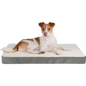 imageBest Pet Supplies Dog Pet Booster Seat Dog Car Seats for Small Dogs ampamp Medium Dogs Soft Plush Cushion with Comfortable Bedding Secure Straps and Tall Pillow BlacDog Mat Gray