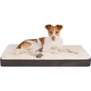 imageBest Pet Supplies Dog Pet Booster Seat Dog Car Seats for Small Dogs ampamp Medium Dogs Soft Plush Cushion with Comfortable Bedding Secure Straps and Tall Pillow BlacDog Mat Brown