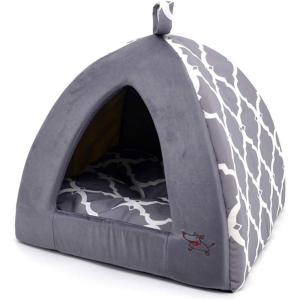 imageBest Pet Supplies Dog Pet Booster Seat Dog Car Seats for Small Dogs ampamp Medium Dogs Soft Plush Cushion with Comfortable Bedding Secure Straps and Tall Pillow BlacGray Lattice