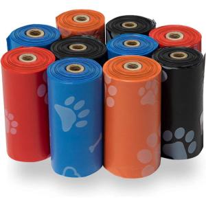 imageBest Pet Supplies Dog Poop Bags 150 Bags for Waste Refuse Cleanup Doggy Roll Replacements for Outdoor Puppy Walking and Travel Leak Proof and Tear Resistant Thick Plastic  Pink HeartAssorted Colors