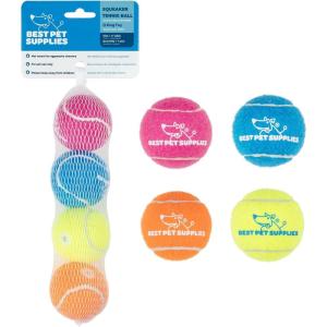 imageBest Pet Supplies Tough Dog Toys for Aggressive Chewers  Squeaky Dog Toys NonToxic Spiky Ball for Dental Health Interactive Toy Pack of 2 Blue Orange M25quotAssorted Color