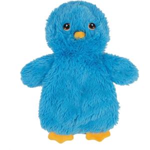 imageBest Pet Supplies Tough Dog Toys for Aggressive Chewers  Squeaky Dog Toys NonToxic Spiky Ball for Dental Health Interactive Toy Pack of 2 Blue Orange M25quotCrinkle Chicken Blue