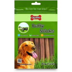 imageGigaBite 6 Inch Bully Sticks 20 Pack  All Natural Free Range Beef Pizzle Dog Treat  by Best Pet Supplies15 Count Pack of 1