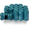 imageBest Pet Supplies Poop Bags for Dogs 50 PostConsumer Recycled Content dog waste bags on rolls fits all poop bag holders for leashes  150 Count Assorted Colors ScentedTurquoise