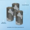 imageBest Pet Supplies Poop Bags for Dogs 50 PostConsumer Recycled Content dog waste bags on rolls fits all poop bag holders for leashes  150 Count Assorted Colors ScentedGray