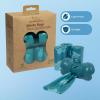 imageBest Pet Supplies Poop Bags for Dogs 50 PostConsumer Recycled Content dog waste bags on rolls fits all poop bag holders for leashes  150 Count Assorted Colors ScentedTurquoise