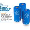 imageBest Pet Supplies Poop Bags for Dogs 50 PostConsumer Recycled Content dog waste bags on rolls fits all poop bag holders for leashes  150 Count Assorted Colors ScentedBlue Unscented